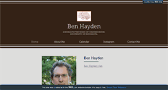 Desktop Screenshot of benhayden.com