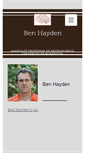 Mobile Screenshot of benhayden.com